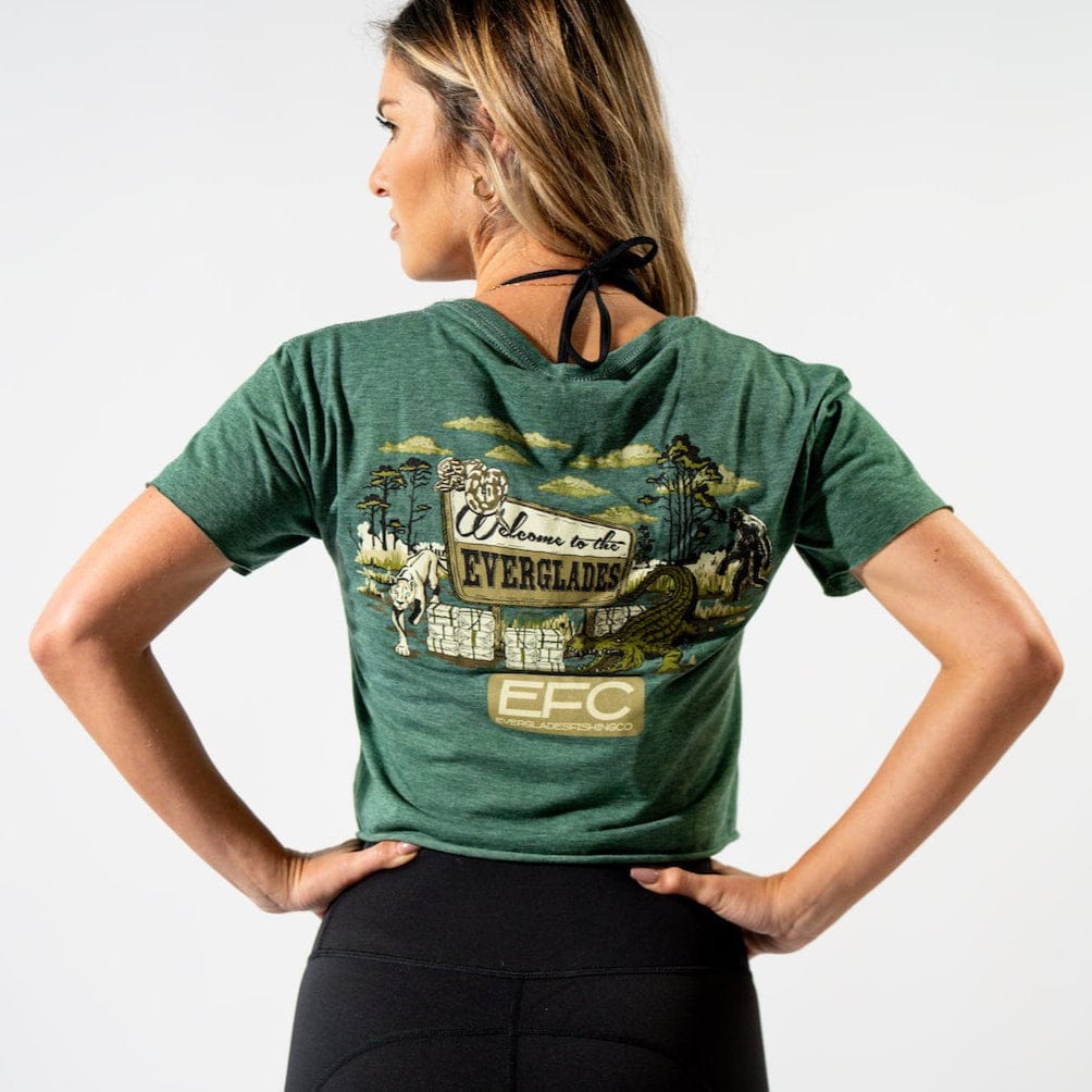 Welcome to Everglades Crop Pine by Everglades Fishing Co featuring a detailed crop illustration with pine trees and natural landscape.