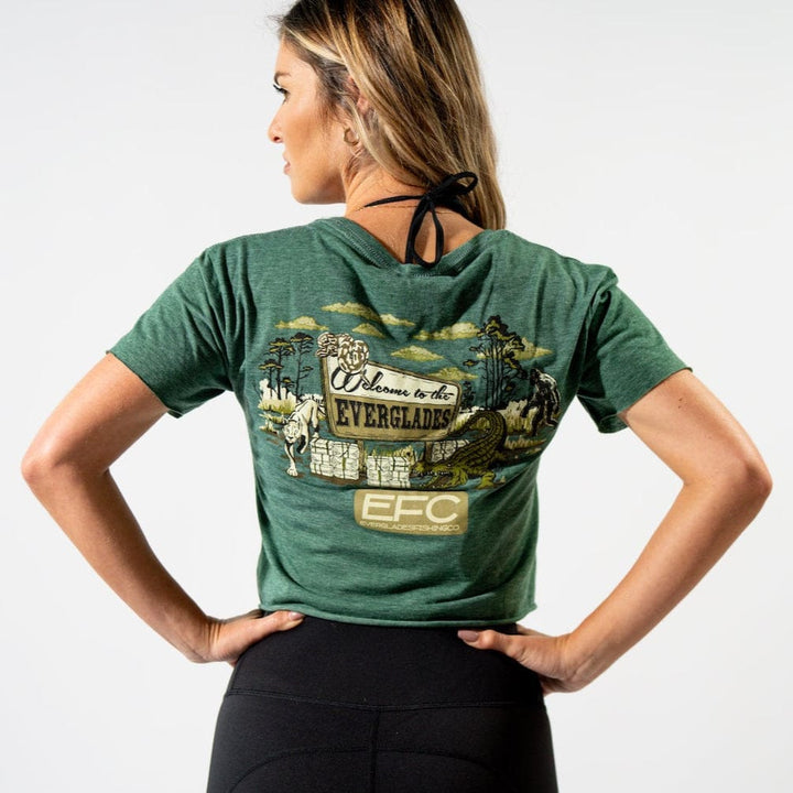 Welcome to Everglades Crop Pine by Everglades Fishing Co featuring a detailed crop illustration with pine trees and natural landscape.