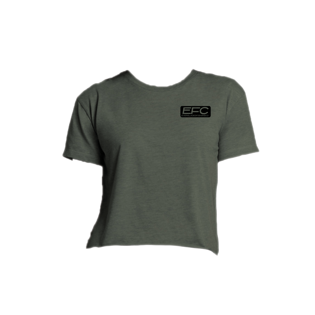 Everglades Fishing Co pine crop with detailed front view, showcasing the natural fabric and classic design.