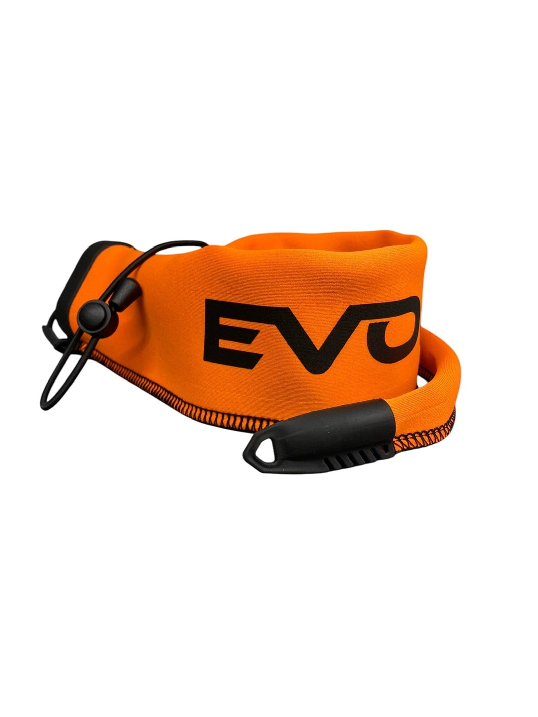 Red and white limited edition EVOLV Fishing spinning rod sleeve, shorty design for protecting fishing rods.