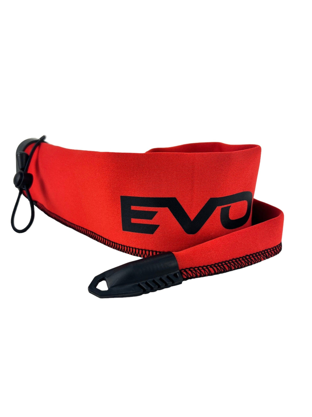 Red and white limited edition EVOLV Fishing spinning rod sleeve designed for protecting and storing fishing rods.
