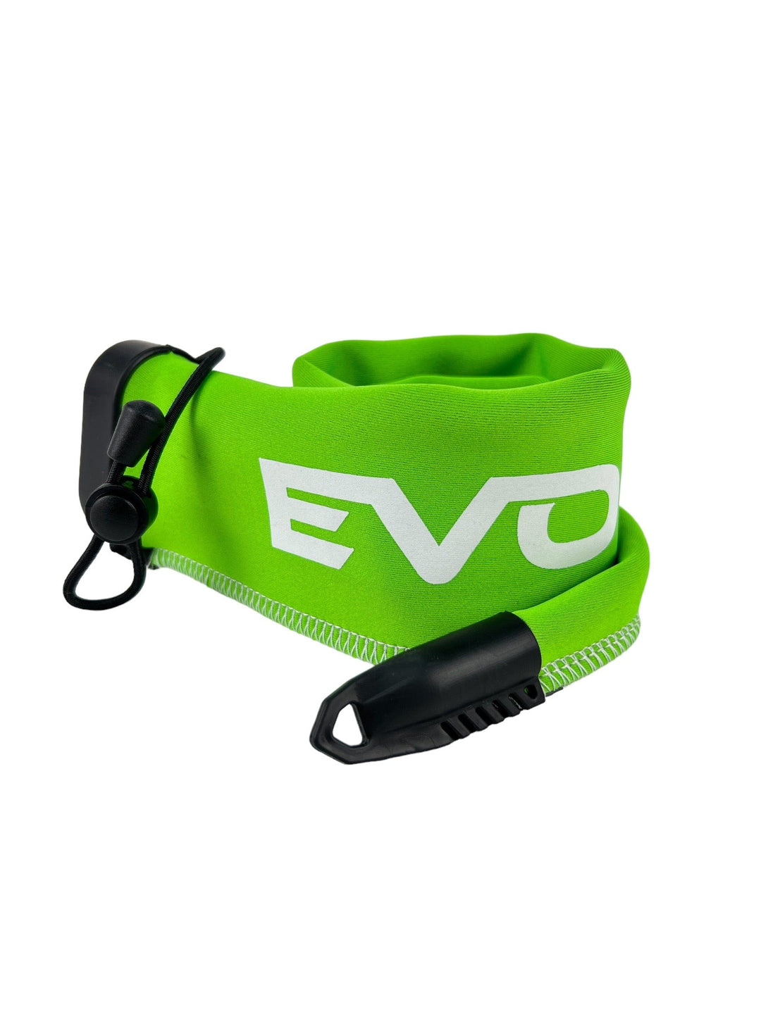 Red and white limited edition EVOLV Fishing spinning rod sleeve, shorty design for protecting fishing rods.