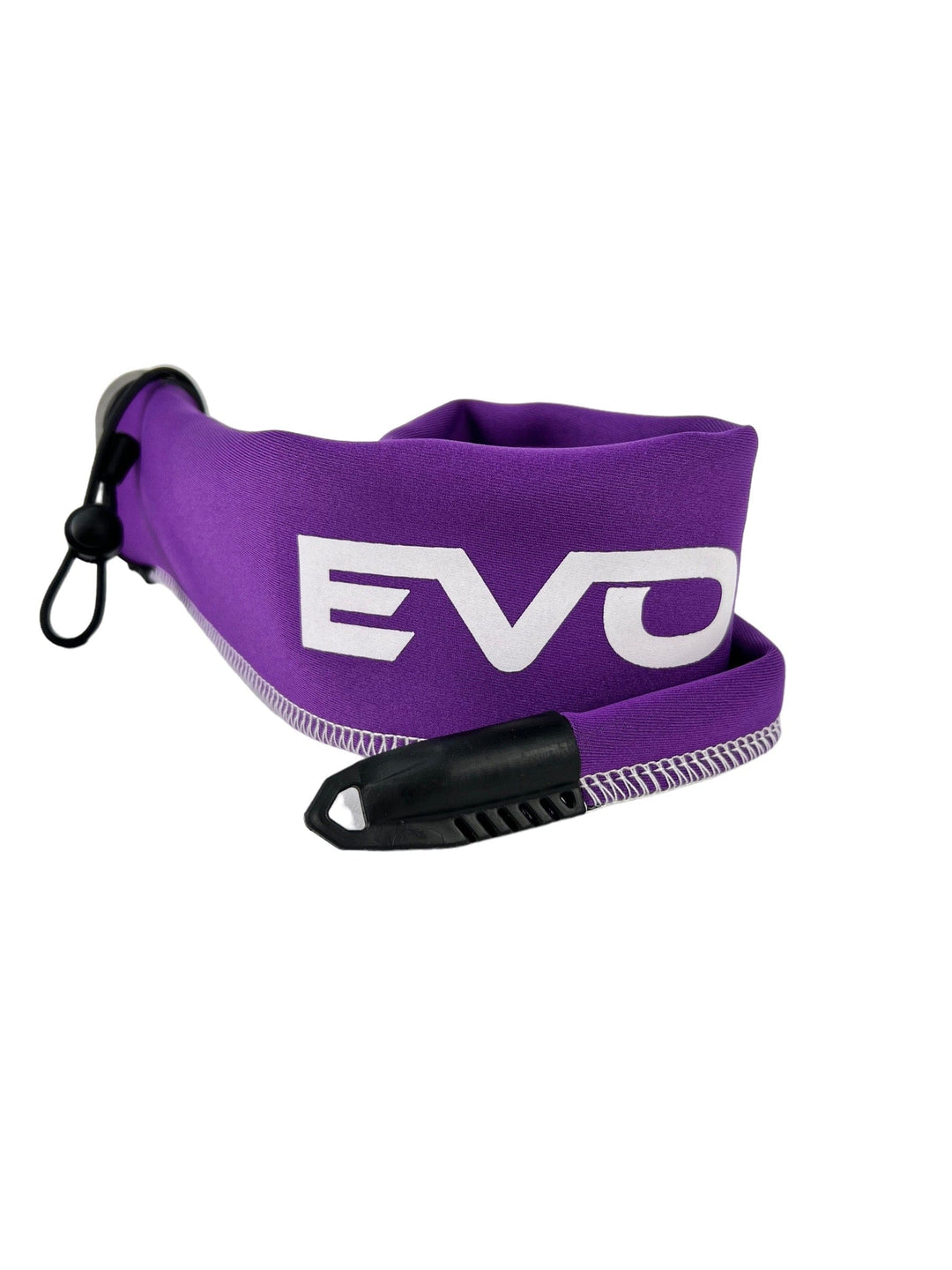 Red and white limited edition EVOLV Fishing spinning rod sleeve, shorty design for protecting fishing rods.