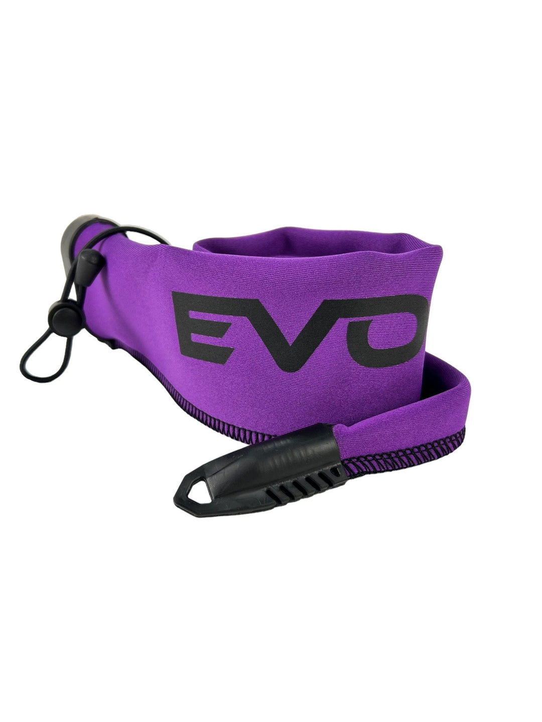 Red and white limited edition EVOLV Fishing spinning rod sleeve, shorty design, protects and stores fishing rods.