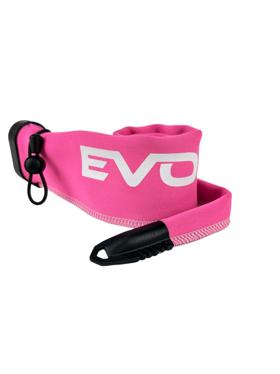 Limited edition EVOLV Fishing spinning rod sleeve in red and white, designed to protect and carry spinning rods.