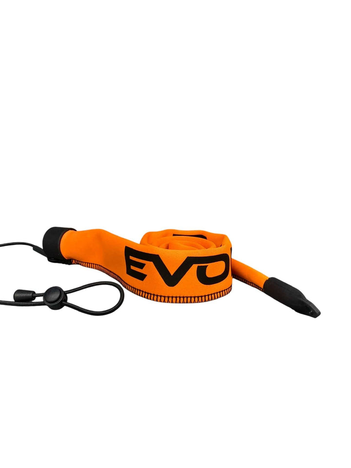 EVOLV Fishing limited edition orange and white baitcast rod sleeves, shorty design for protecting fishing rods.