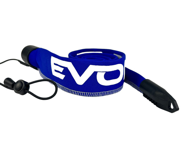 Evolv Fishing limited edition orange and white baitcast rod sleeves, shorty design for protecting fishing rods.