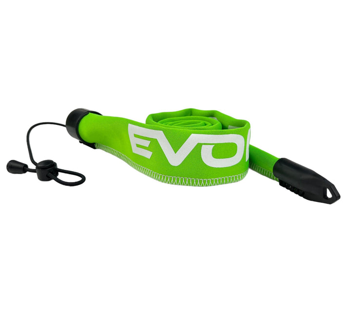 Orange and white EVOLV Fishing limited edition baitcast rod sleeves designed for protective storage of fishing rods.