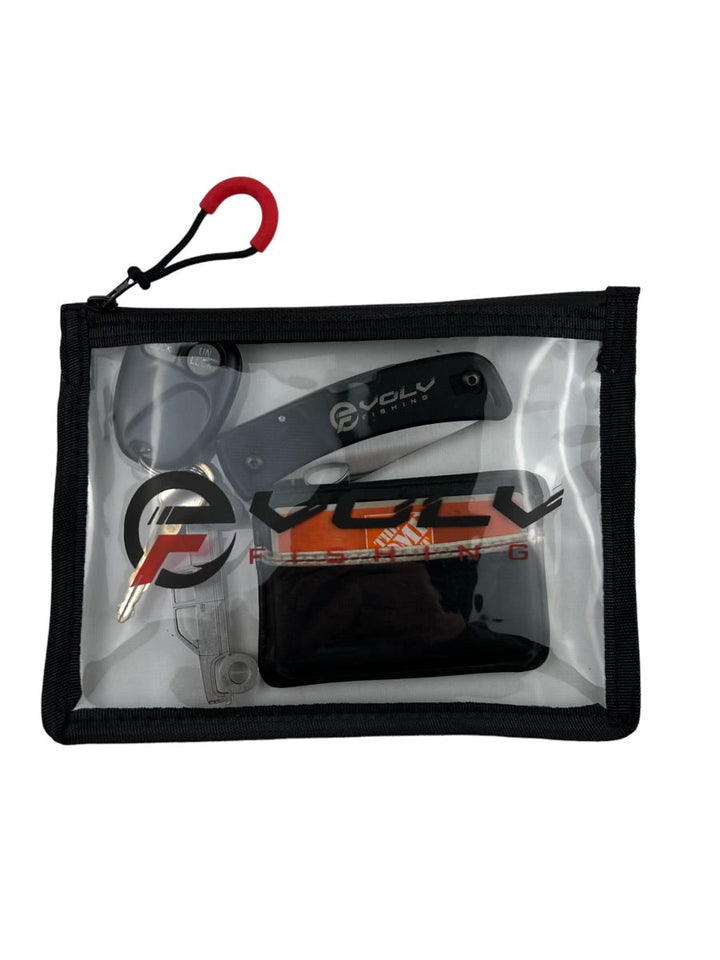 Small EVOLV Fishing bait bags with secure zippers and durable material for convenient bait storage.
