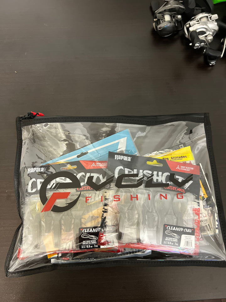 Small EVOLV Fishing Bait Bags suitable for storing and transporting bait for fishing trips.
