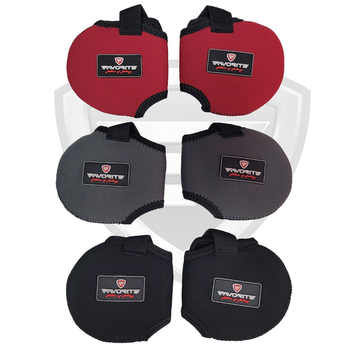 Black Favorite Fishing reel cover accessory, designed to protect spinning reel from dust and damage.