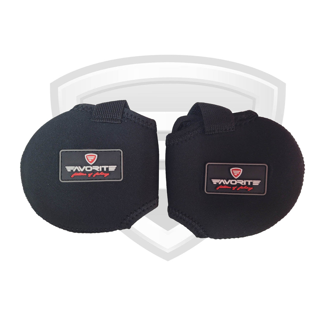 Black Favorite Fishing reel cover for fishing accessories, designed to protect reels during storage and transport.