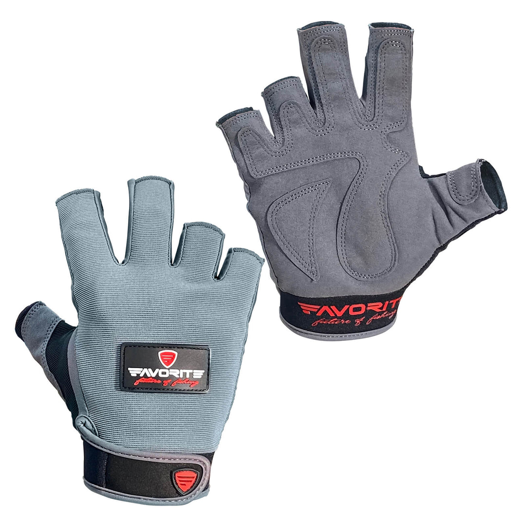 Favorite Fishing apparel and accessories, large sexy fishing gloves showing durable fabric and secure wrist closure.