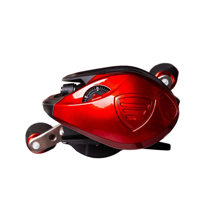 Favorite Fishing Absolute Casting Reel in retail packaging, showcasing the left side of the high-performance fishing reel.