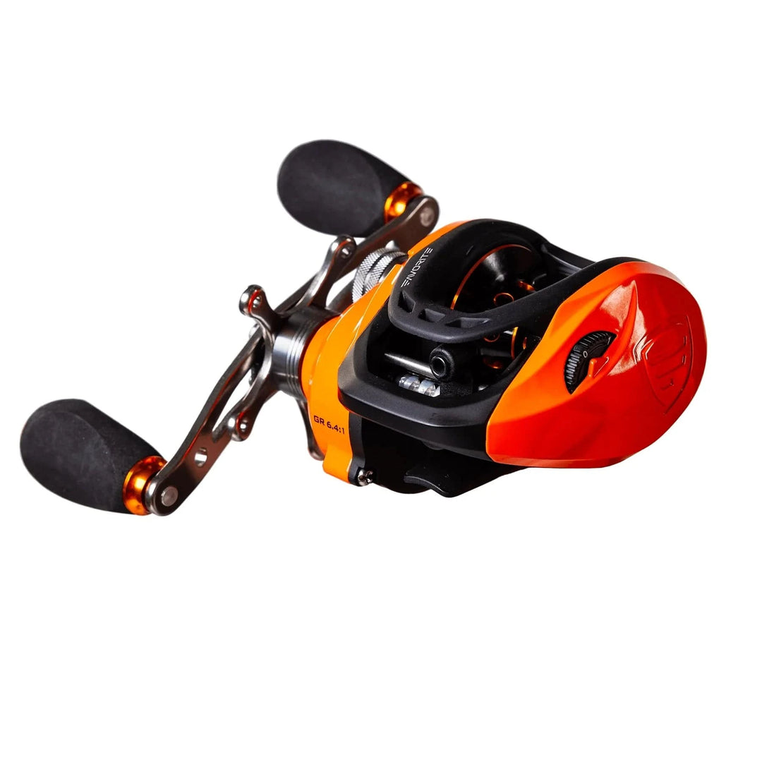 Favorite Fishing Balance Casting Reel in retail packaging, showcasing the left-side view of the fishing reel.