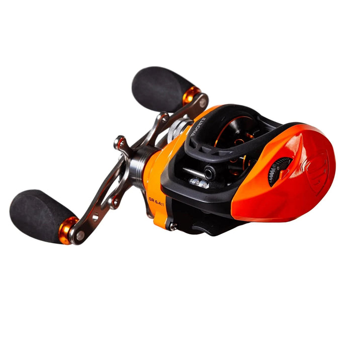 Favorite Fishing Balance Casting Reel in retail packaging, showcasing the left-side view of the fishing reel.