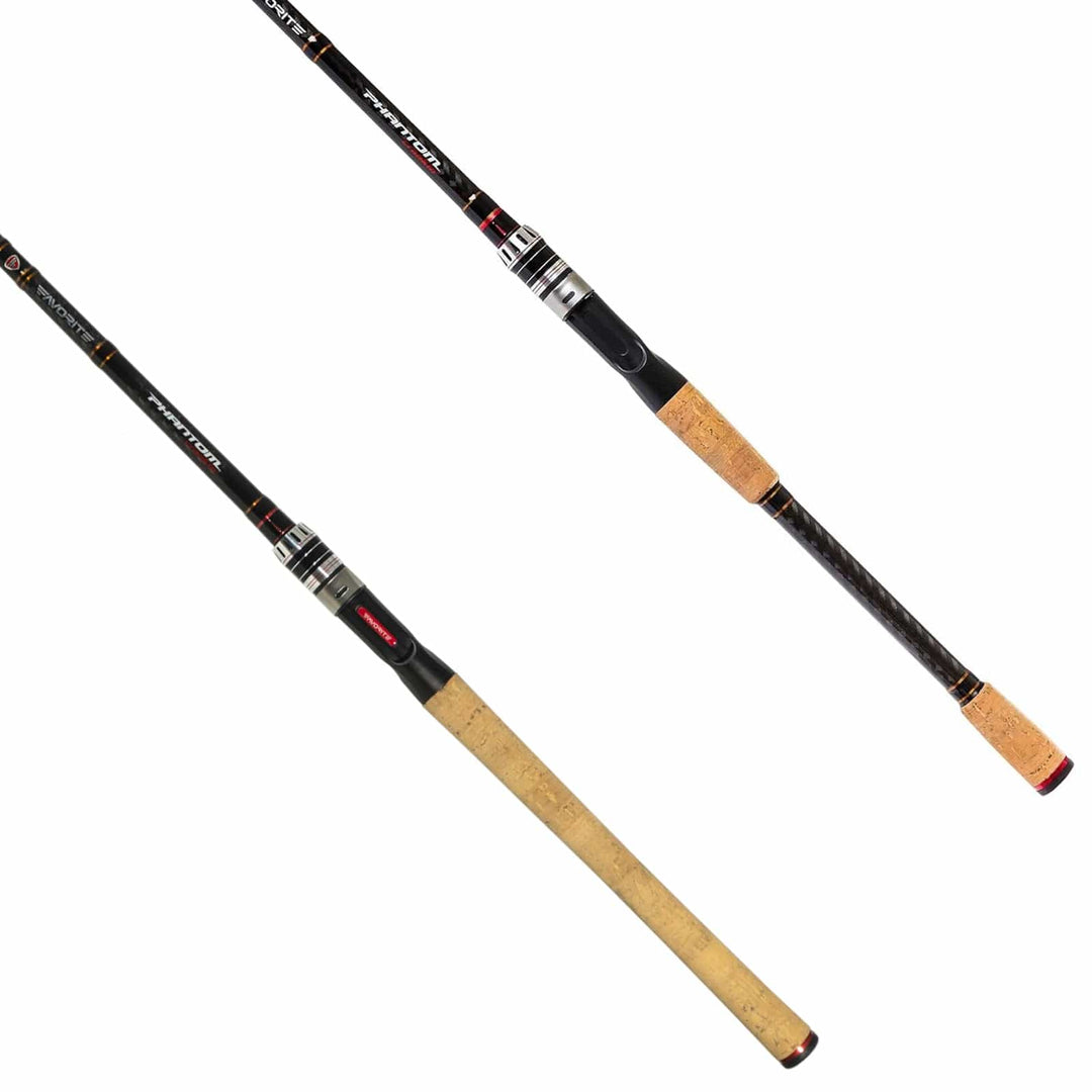 Favorite Fishing Phat Glass Cranking Rod, casting rod with full cork handle, medium-heavy power for versatile fishing.