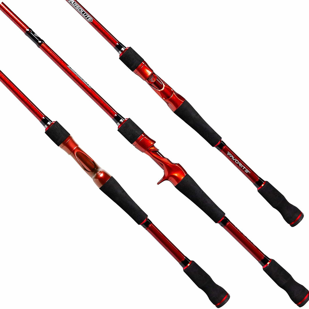 Favorite Fishing Absolute Casting Rod, 6’6” medium-heavy casting rod, designed for fishing with durable construction and ergonomic grip.
