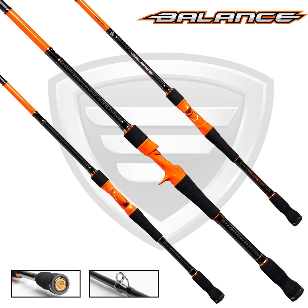 Favorite Fishing Balance Casting Rod, 7-foot casting rod with ergonomic handle and durable construction for freshwater fishing.