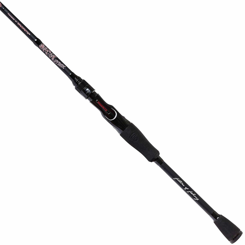 Favorite Fishing Sick Stick Casting Combo, medium-heavy left-hand fishing combo with durable rod and reel setup.