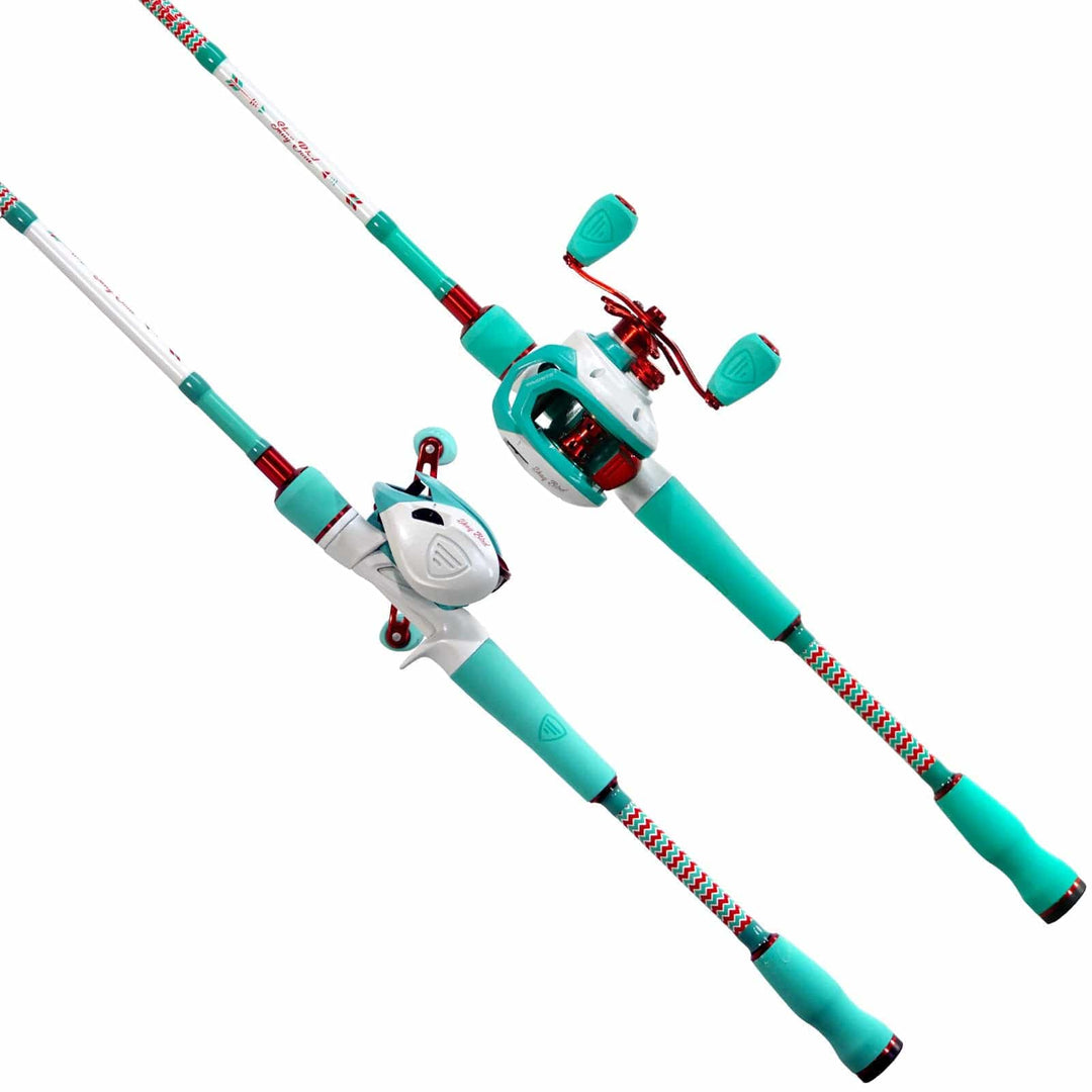 Favorite Fishing Shay Bird Casting Combo, medium-left view, featuring the rod and reel setup for fishing enthusiasts.