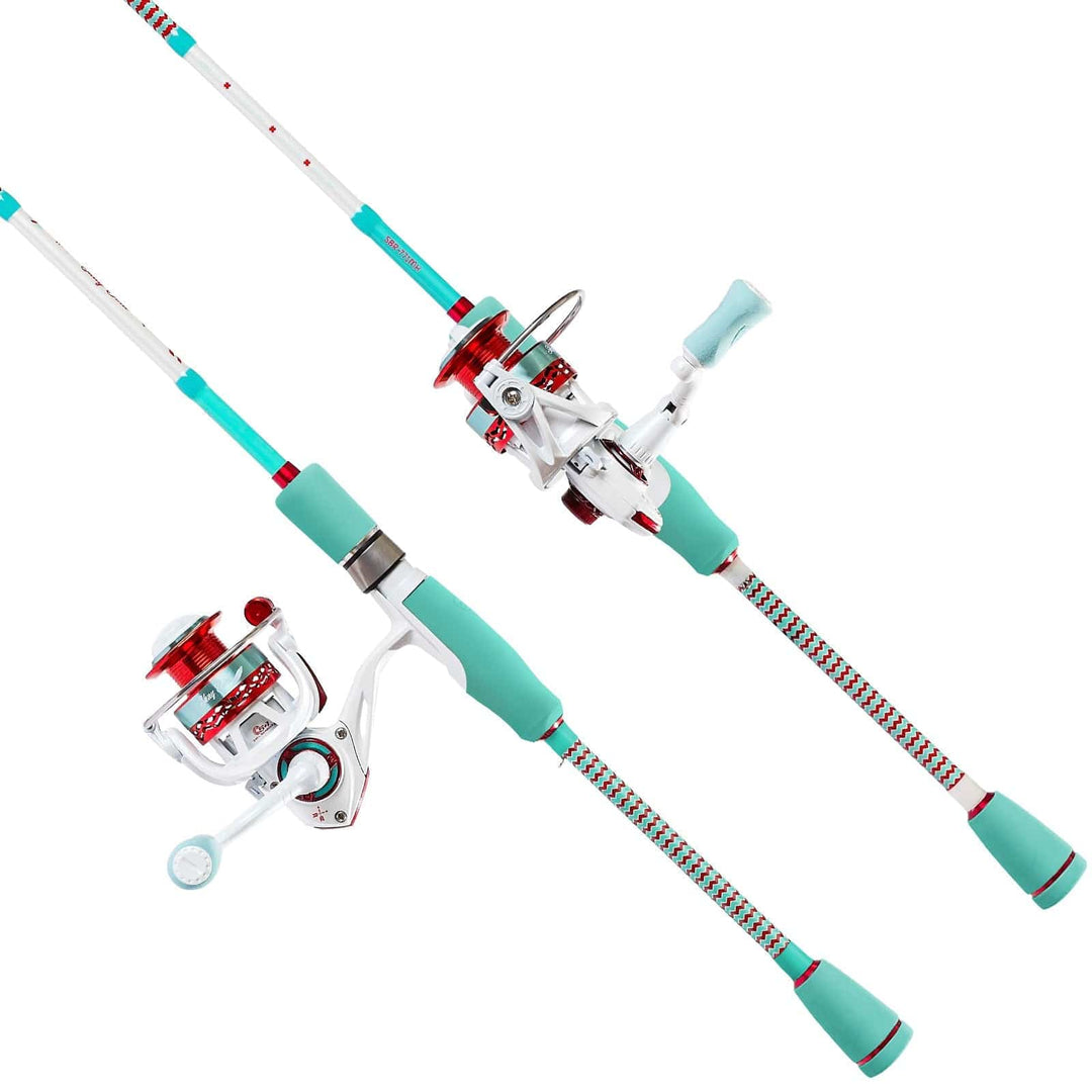 Favorite Fishing Shay Bird Spinning Combo with 2000 series reel, featuring a sleek design and durable construction for versatile fishing.