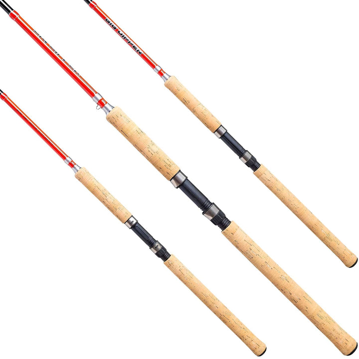 Favorite Fishing Big Dipper Crappie Spinning Rod, 11-foot light two-piece rod for crappie fishing, designed for sensitive casting and control.