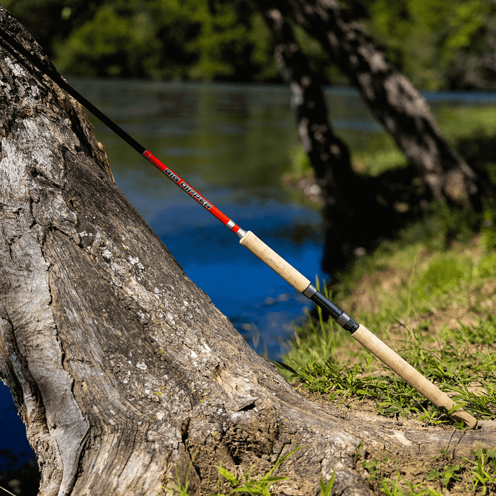 Favorite Fishing Big Dipper Crappie Spinning Rod, 11-foot light two-piece spinning rod for crappie fishing.