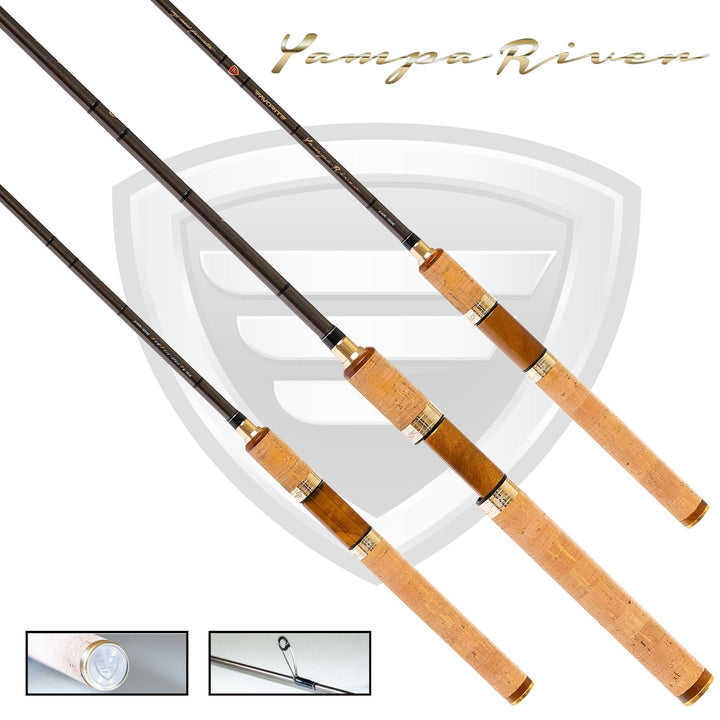 Favorite Fishing Yampa River spinning rod, ultra-light, slow action, designed for sensitive fishing in freshwater environments.