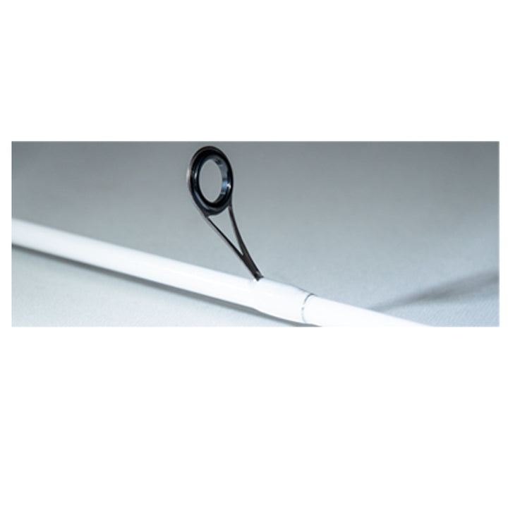 Favorite Fishing White Bird spinning rod, 6-foot medium moderate action, lightweight fishing rod for freshwater fishing.