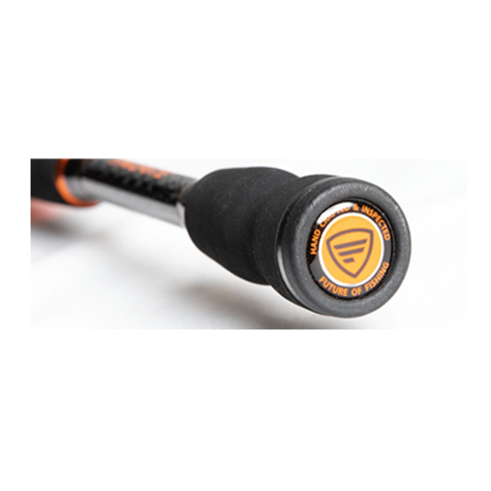 Favorite Fishing Balance spinning rod, 6'6" ultralight spinning rod for freshwater fishing, showcasing the rod's sleek design and handle.