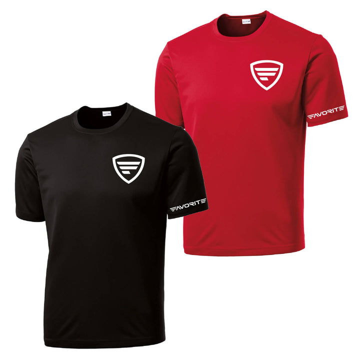 Favorite Performance T-Shirt by Favorite Fishing, featuring a comfortable athletic fit and moisture-wicking fabric.