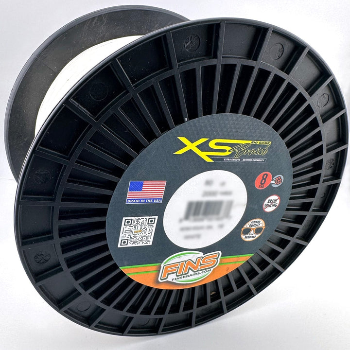 Blue XS Big Game Fishing Braid by FINS Braids, 100-200lb, 150 yards, high-strength fishing line for big game fishing.