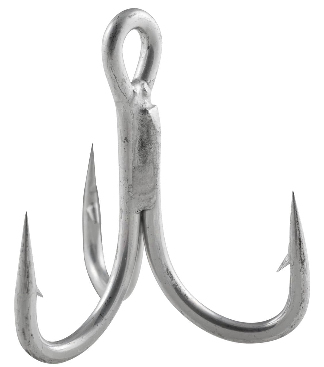 Owner ST-76 5X Treble Hook by Fisherman's Headquarters showing sharp, triple hooks with strong, corrosion-resistant finish.