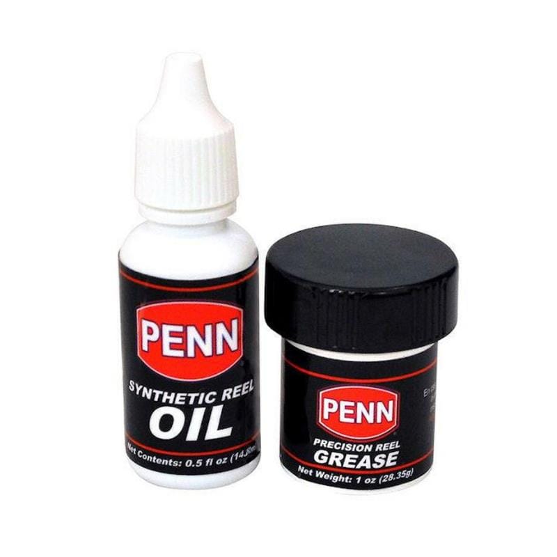 Penn Reel Grease and Oil Angler Pack by Fisherman's Headquarters, includes reel lube and grease for fishing gear maintenance.