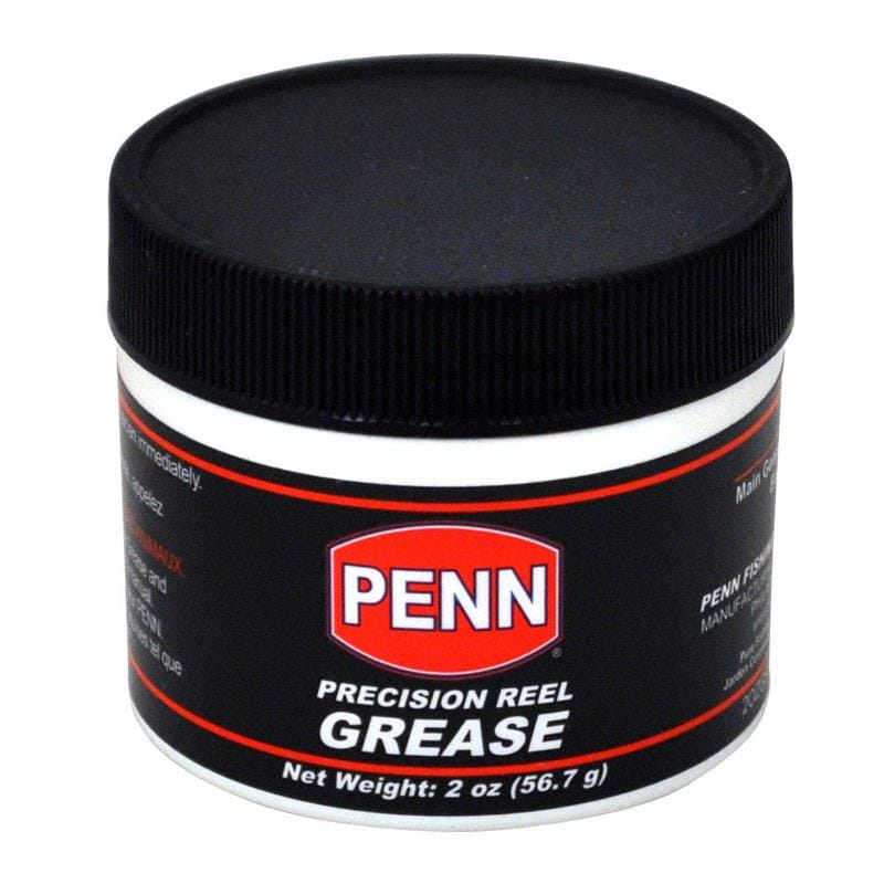 Fisherman's Headquarters Penn Reel Grease in a 1 lb tub, fishing reel lubricant and maintenance grease for smooth reel operation