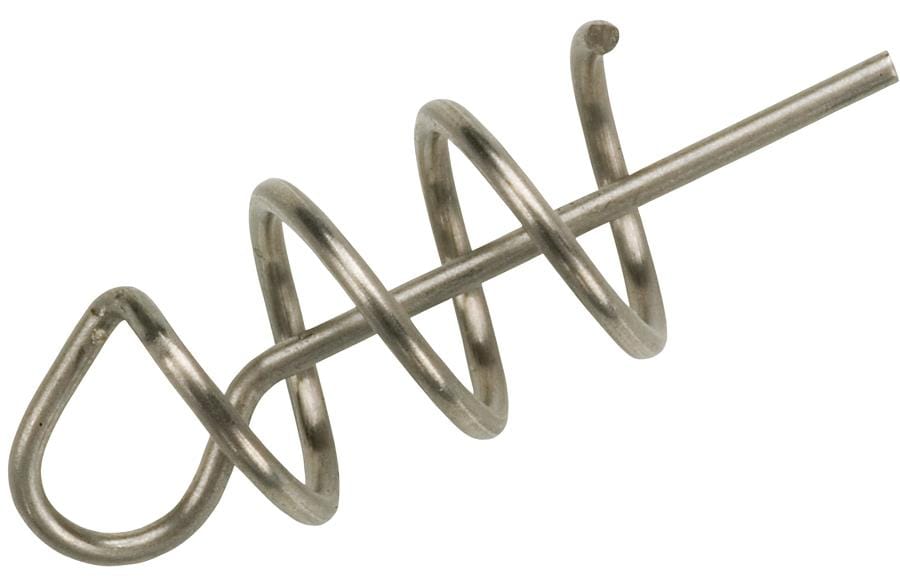 Fisherman's Headquarters Owner Centering Pin Spring, metal fishing reel part, close-up view of the small coil spring.