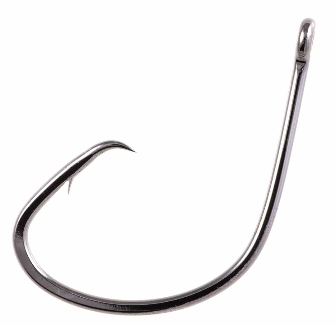 Pack of Owner Tournament Mutu Light Circle Hooks, Fisherman's Headquarters brand, featuring light-weight, sharp fishing hooks in a sealed package.