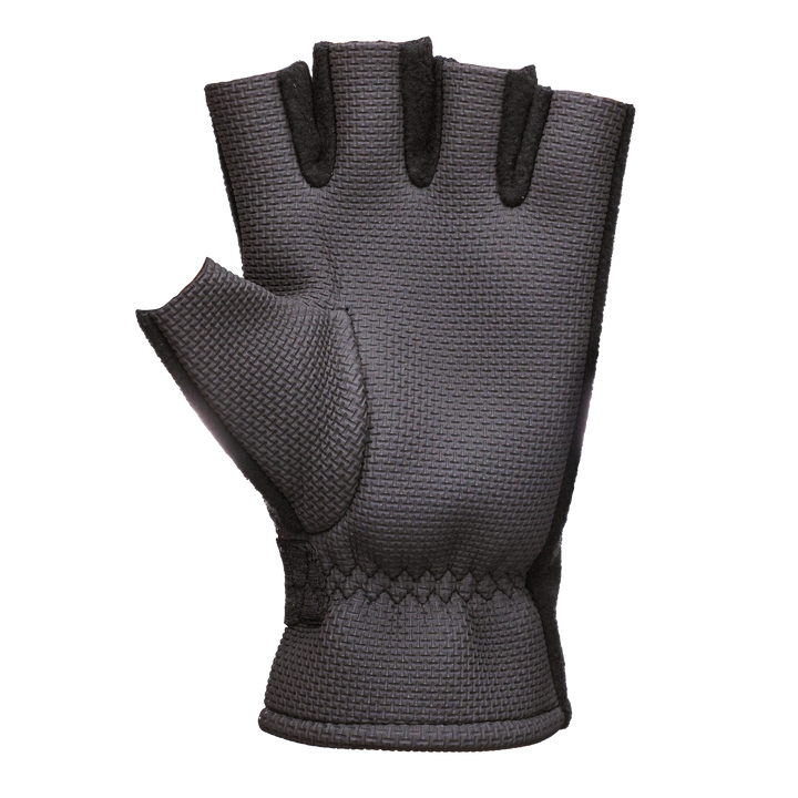 Glacier Outdoor Alaska River™ Series Fingerless Glove in Realtree Edge camouflage, designed for outdoor activities and dexterity.