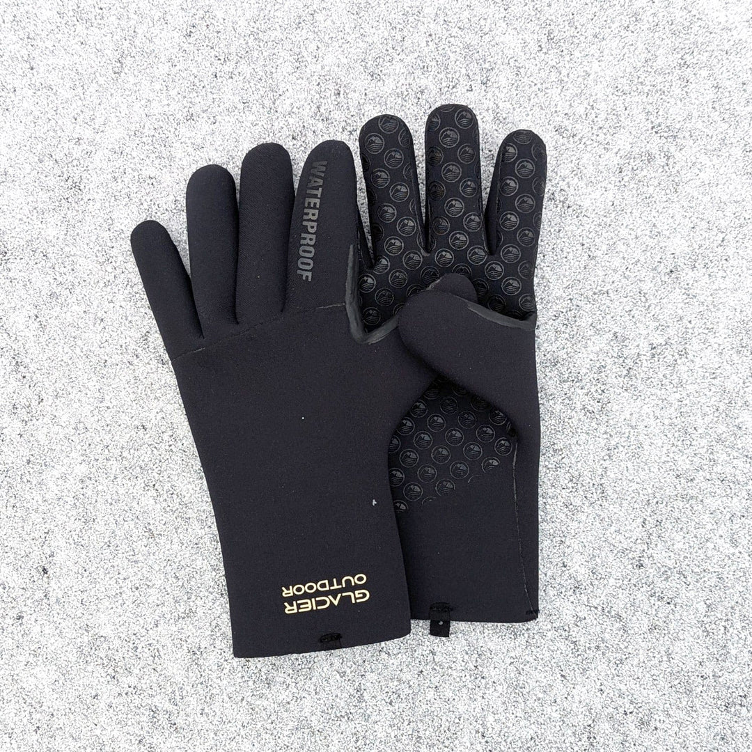 Glacier Outdoor HydroGrip Max gloves with textured grip palms and flexible fabric for outdoor activities.