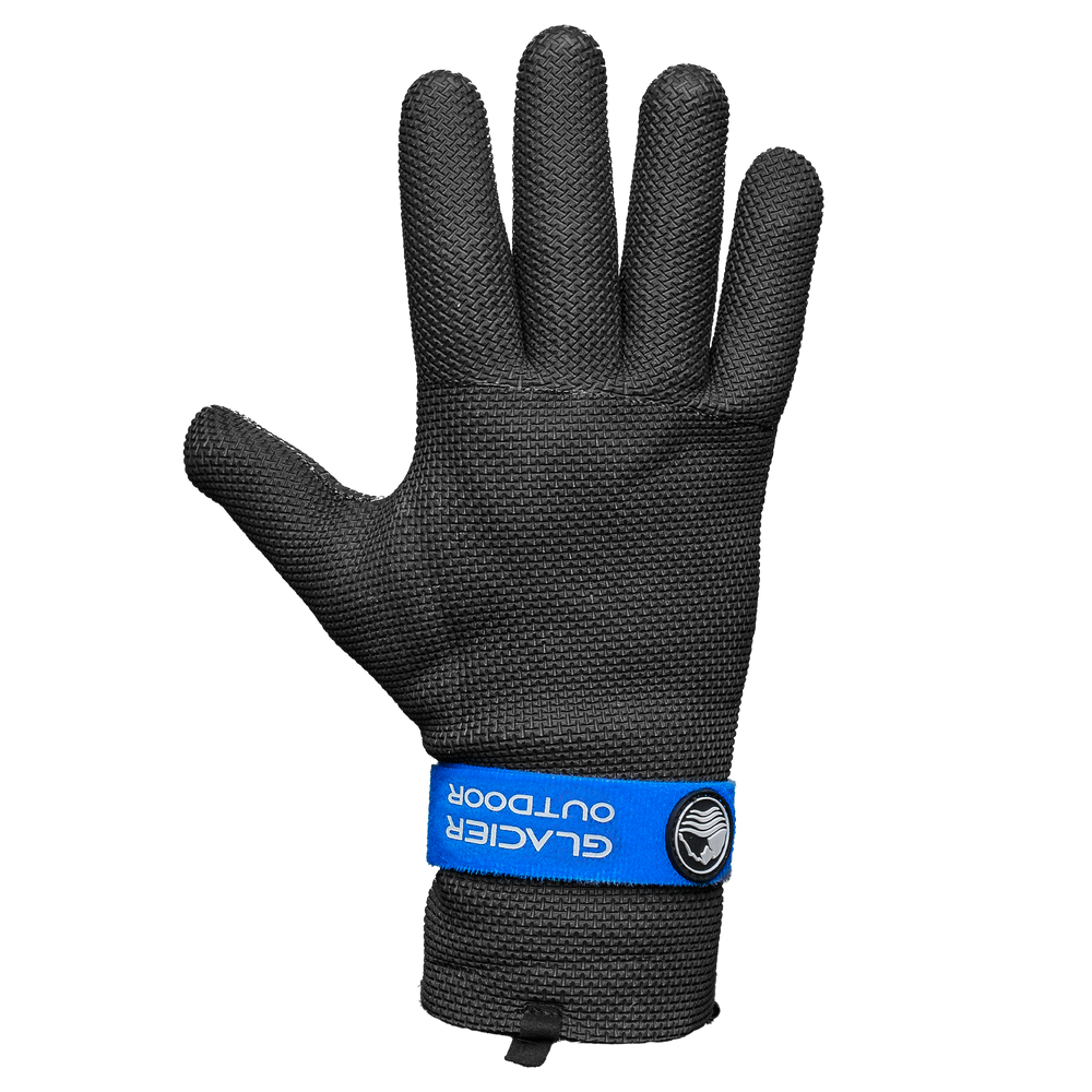 Glacier Outdoor Kenai™ waterproof gloves and mittens in black, designed for outdoor winter activities and cold weather protection.
