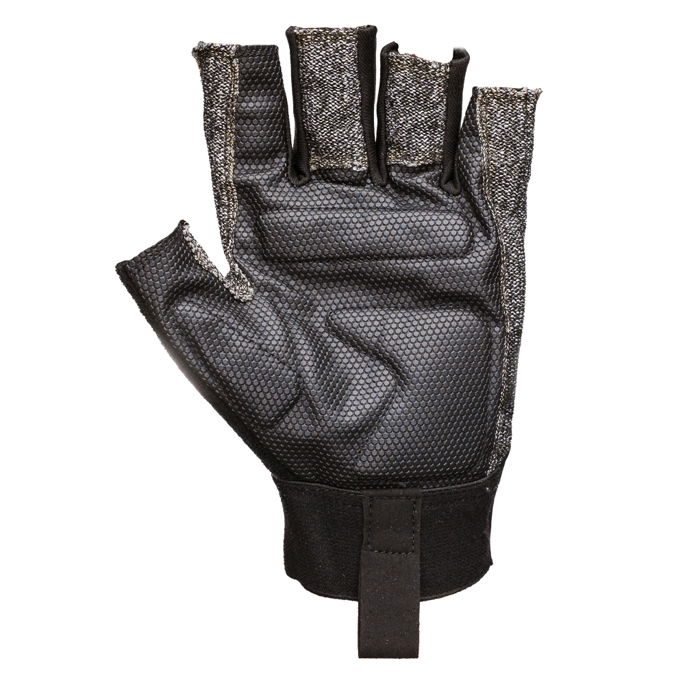 Glacier Outdoor fighting fingerless gloves for stripping and outdoor activities, featuring durable construction and adjustable wrist straps.