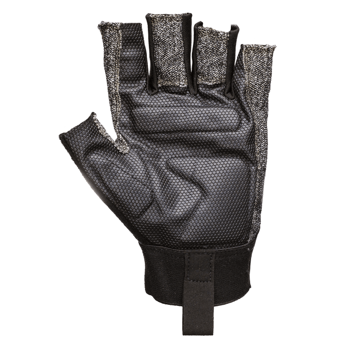 Glacier Outdoor fighting fingerless gloves for stripping and outdoor activities, featuring durable construction and adjustable wrist straps.
