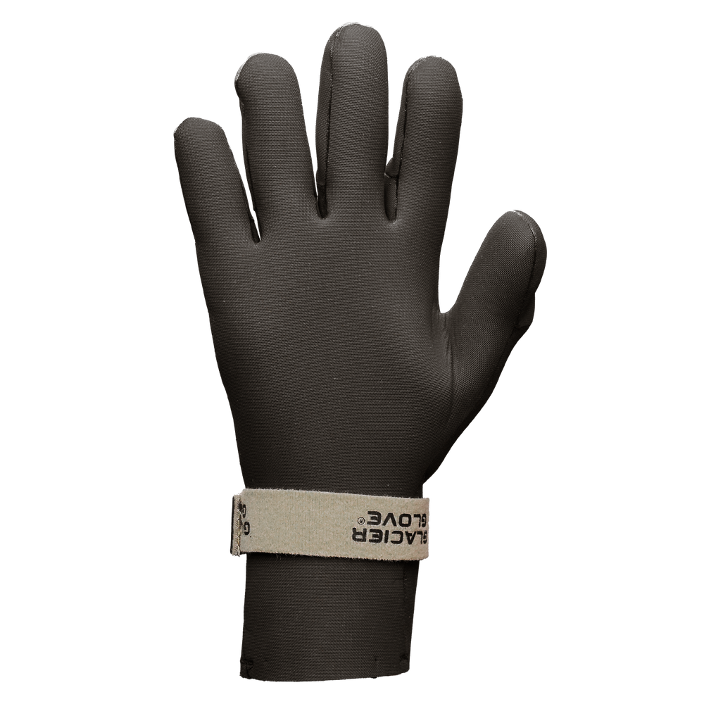 Glacier Outdoor Perfect Curve Glove showing close-up of soft, insulated gloves with ergonomic design for outdoor activities.