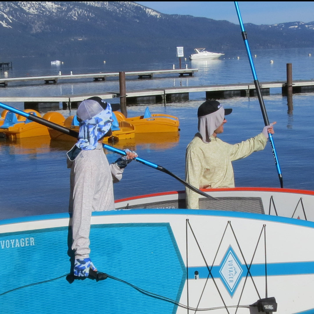 Glacier Outdoor universal sun shade headwear providing UV protection, lightweight fabric, and a versatile design for outdoor activities.