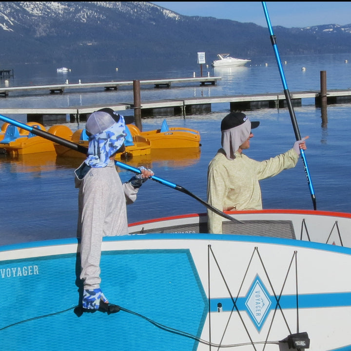 Glacier Outdoor universal sun shade headwear providing UV protection, lightweight fabric, and a versatile design for outdoor activities.