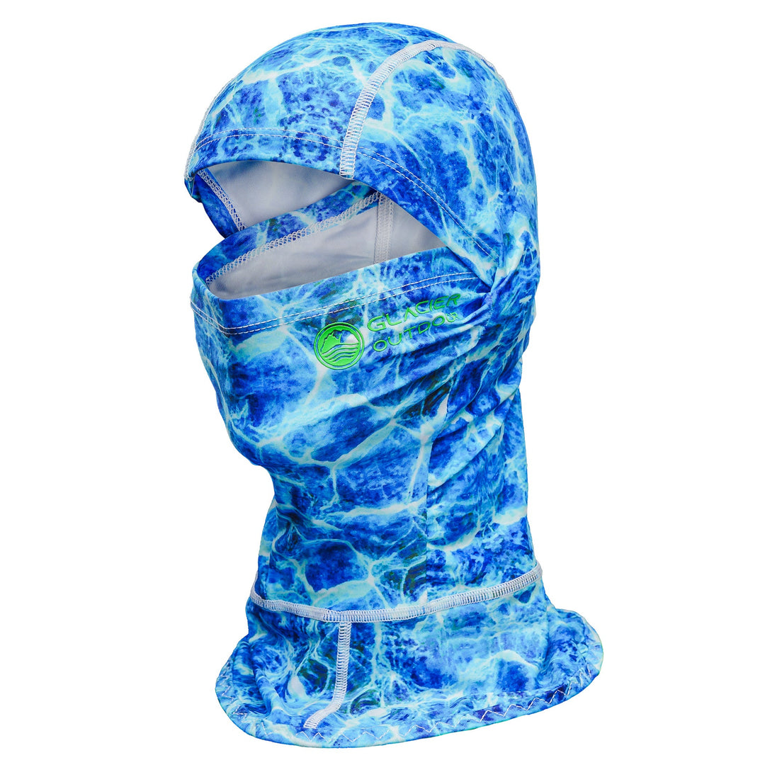 Green Glacier Outdoor Sun Hood, lightweight headwear with sun protection, designed for outdoor activities and sun coverage.