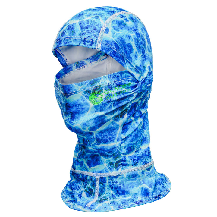 Green Glacier Outdoor Sun Hood, lightweight headwear with sun protection, designed for outdoor activities and sun coverage.
