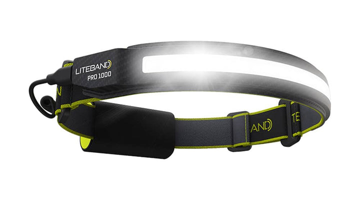 PRO 1000 Lumen LED Wide Beam Rechargeable Headlamp