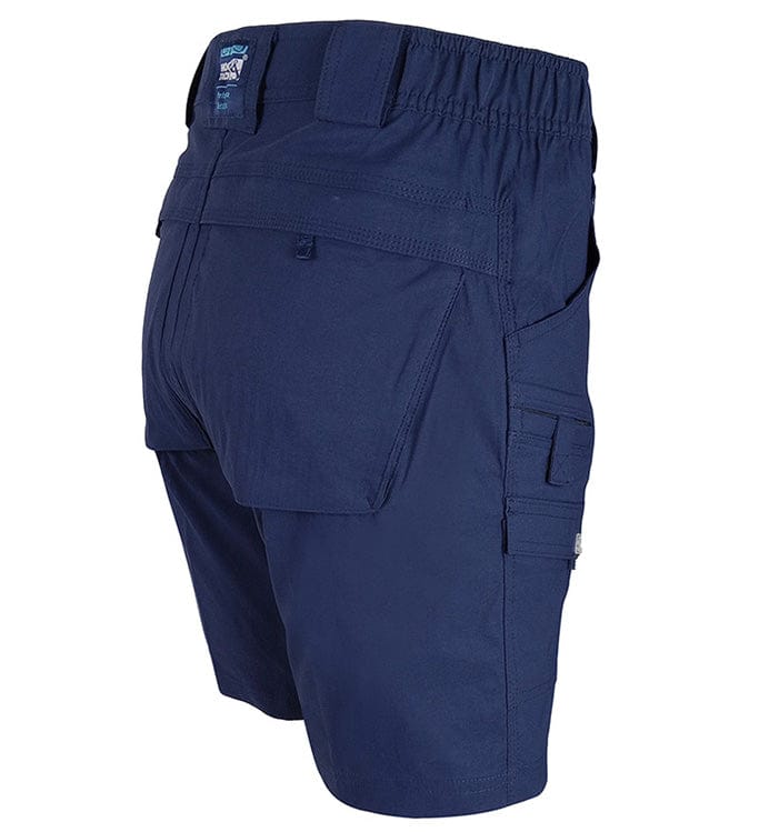 Men's Barrier Reef Stretch Fishing Short by Hook & Tackle in khaki, featuring a performance design with lightweight, quick-dry fabric.